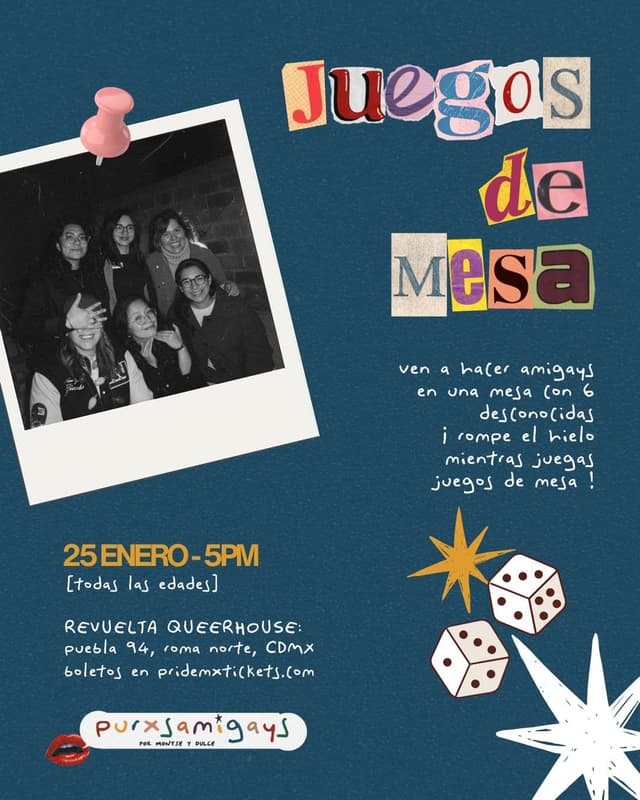 TARDE DE JUEGOS ENERO POR PURXSAMIGAYS CDMX