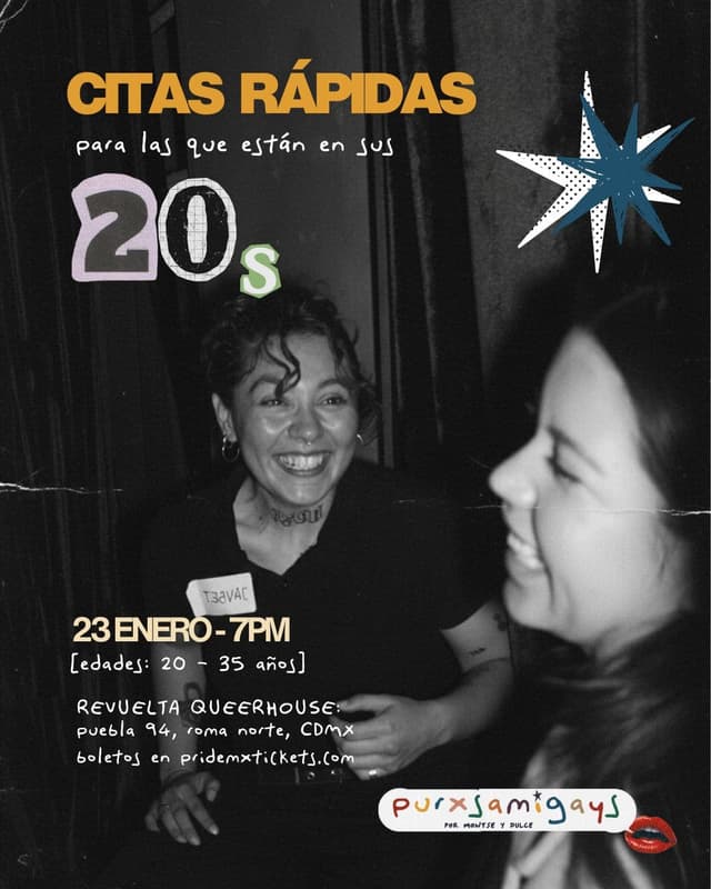 CITAS RÁPIDAS 20s POR PURXSAMIGAYS CDMX